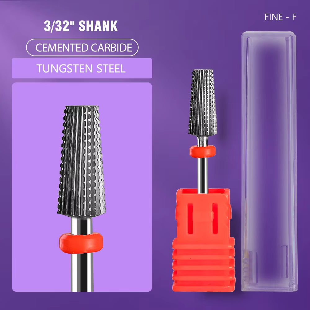 Ceramic Nail Drill Bit Milling Cutter for Manicure Pedicure Nail Files Buffer Nail Art Equipment Accessory
