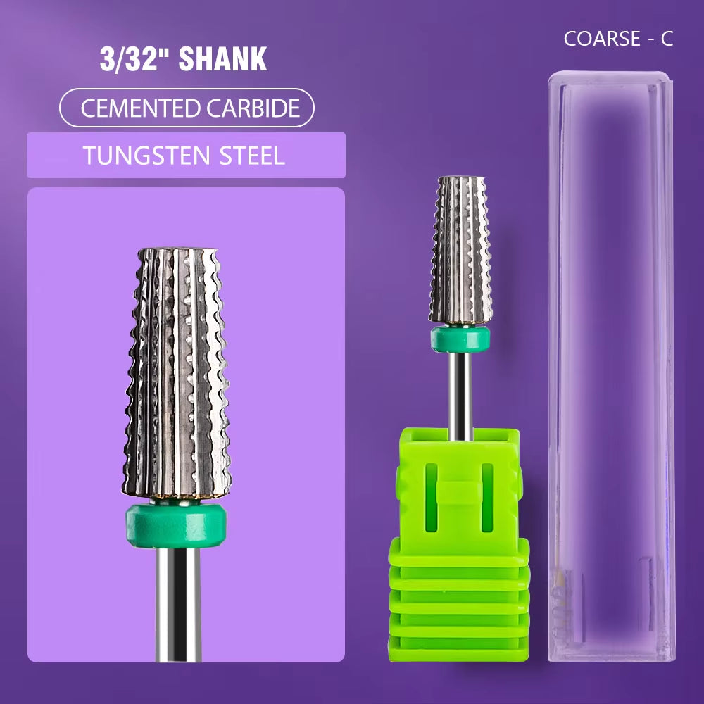 Ceramic Nail Drill Bit Milling Cutter for Manicure Pedicure Nail Files Buffer Nail Art Equipment Accessory