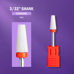 Ceramic Nail Drill Bit Milling Cutter for Manicure Pedicure Nail Files Buffer Nail Art Equipment Accessory