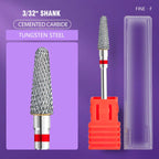 Ceramic Nail Drill Bit Milling Cutter for Manicure Pedicure Nail Files Buffer Nail Art Equipment Accessory
