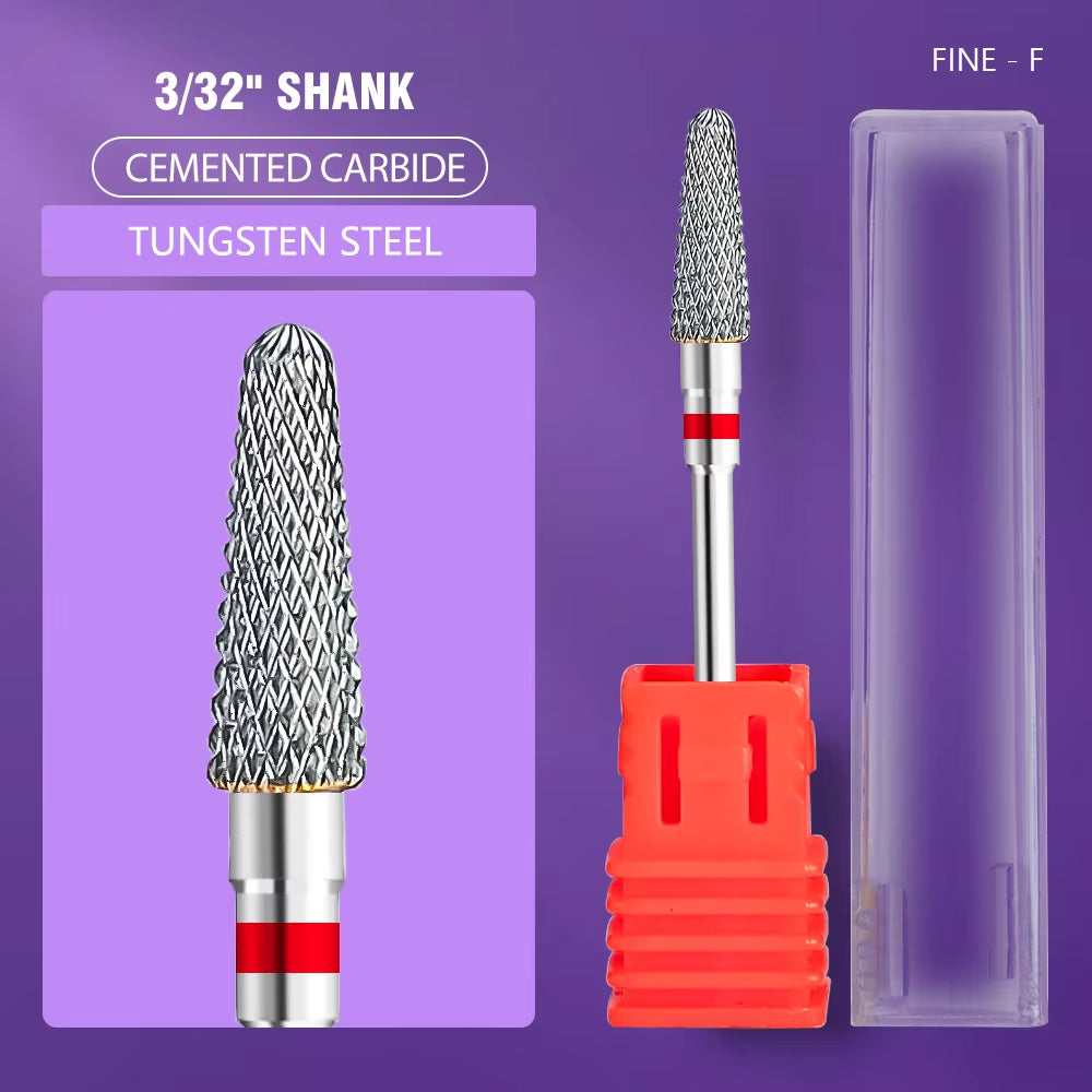 Ceramic Nail Drill Bit Milling Cutter for Manicure Pedicure Nail Files Buffer Nail Art Equipment Accessory