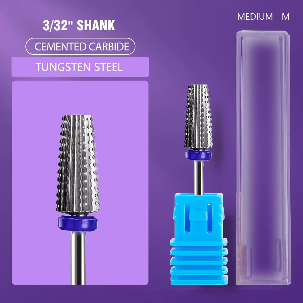 Ceramic Nail Drill Bit Milling Cutter for Manicure Pedicure Nail Files Buffer Nail Art Equipment Accessory
