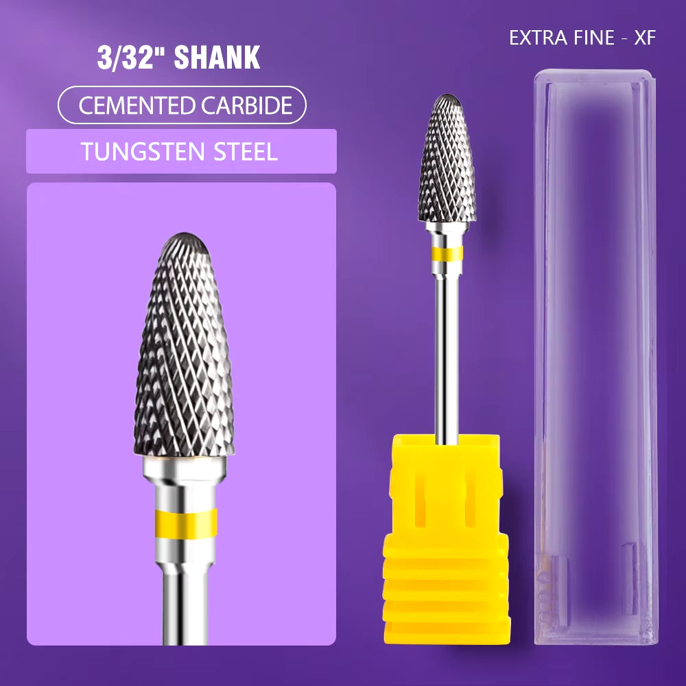 Ceramic Nail Drill Bit Milling Cutter for Manicure Pedicure Nail Files Buffer Nail Art Equipment Accessory