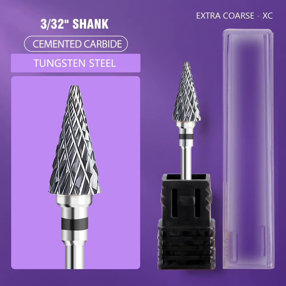 Ceramic Nail Drill Bit Milling Cutter for Manicure Pedicure Nail Files Buffer Nail Art Equipment Accessory