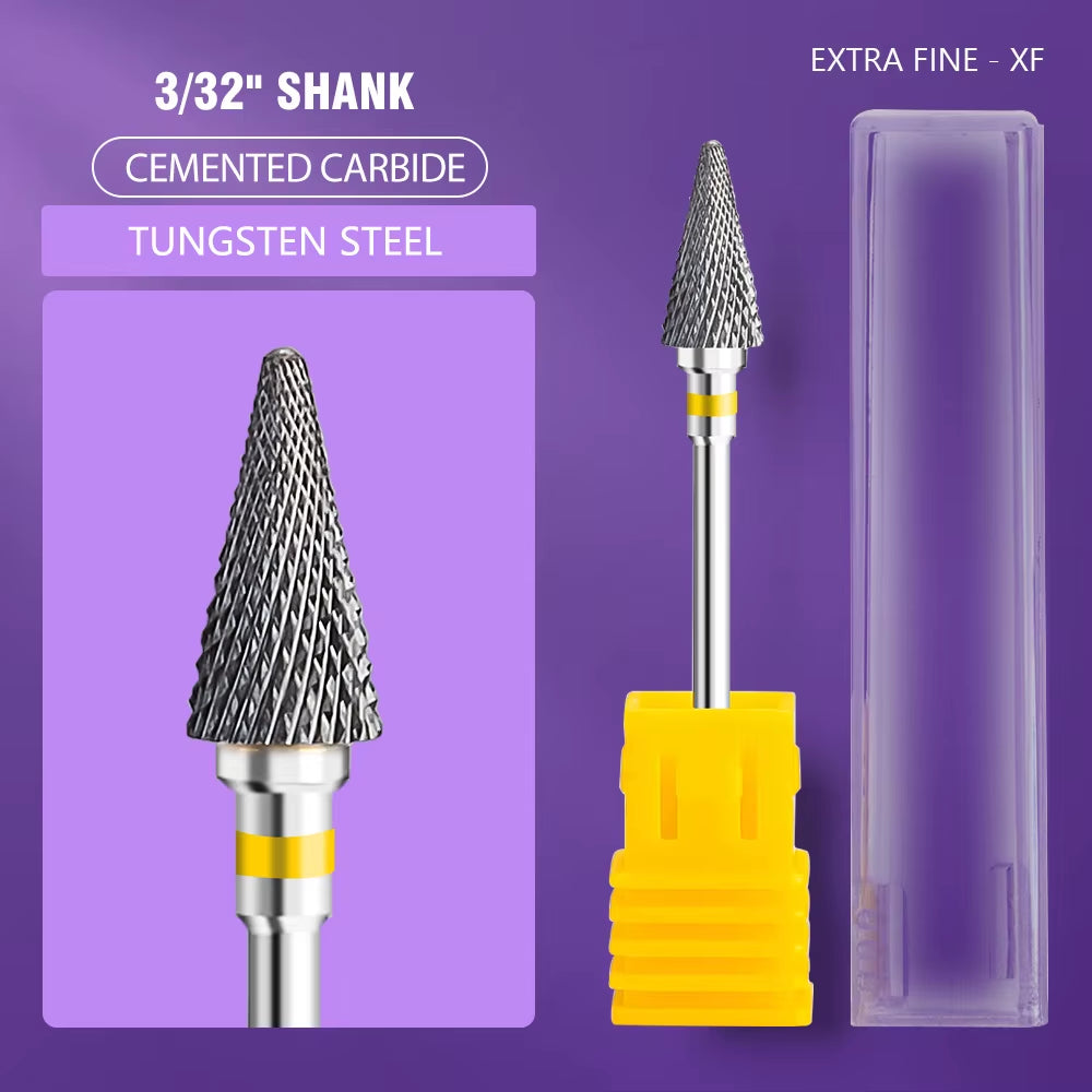 Ceramic Nail Drill Bit Milling Cutter for Manicure Pedicure Nail Files Buffer Nail Art Equipment Accessory