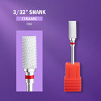 Ceramic Nail Drill Bit Milling Cutter for Manicure Pedicure Nail Files Buffer Nail Art Equipment Accessory