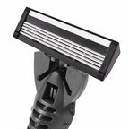 5PCS Shaving Machine for Men Five Layer Stainless Steel Manual Shaver Old Style Blades Replacement Cutter Head Tool Holders