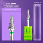 Ceramic Nail Drill Bit Milling Cutter for Manicure Pedicure Nail Files Buffer Nail Art Equipment Accessory