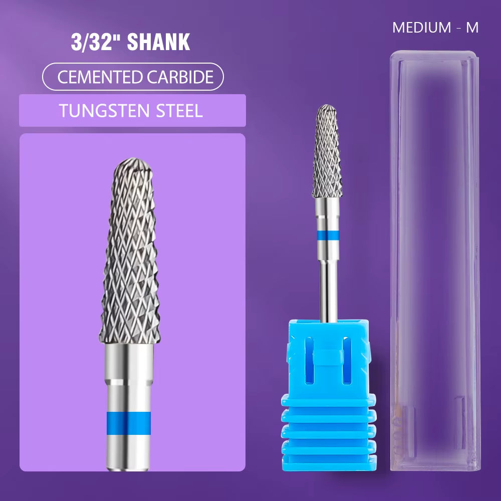 Ceramic Nail Drill Bit Milling Cutter for Manicure Pedicure Nail Files Buffer Nail Art Equipment Accessory
