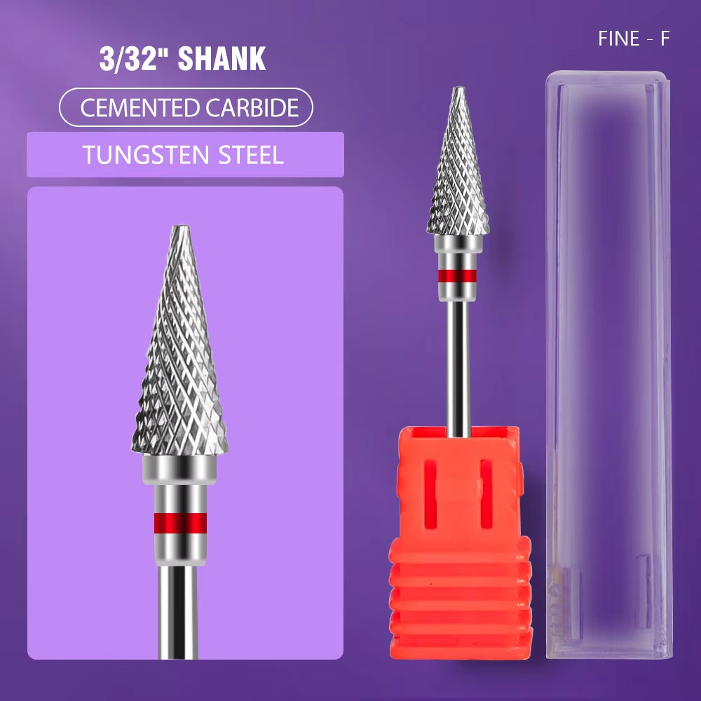 Ceramic Nail Drill Bit Milling Cutter for Manicure Pedicure Nail Files Buffer Nail Art Equipment Accessory