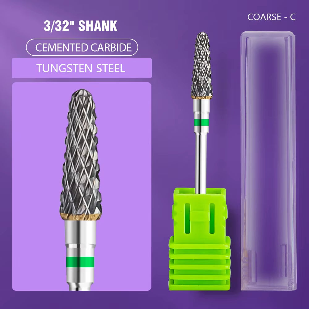 Ceramic Nail Drill Bit Milling Cutter for Manicure Pedicure Nail Files Buffer Nail Art Equipment Accessory